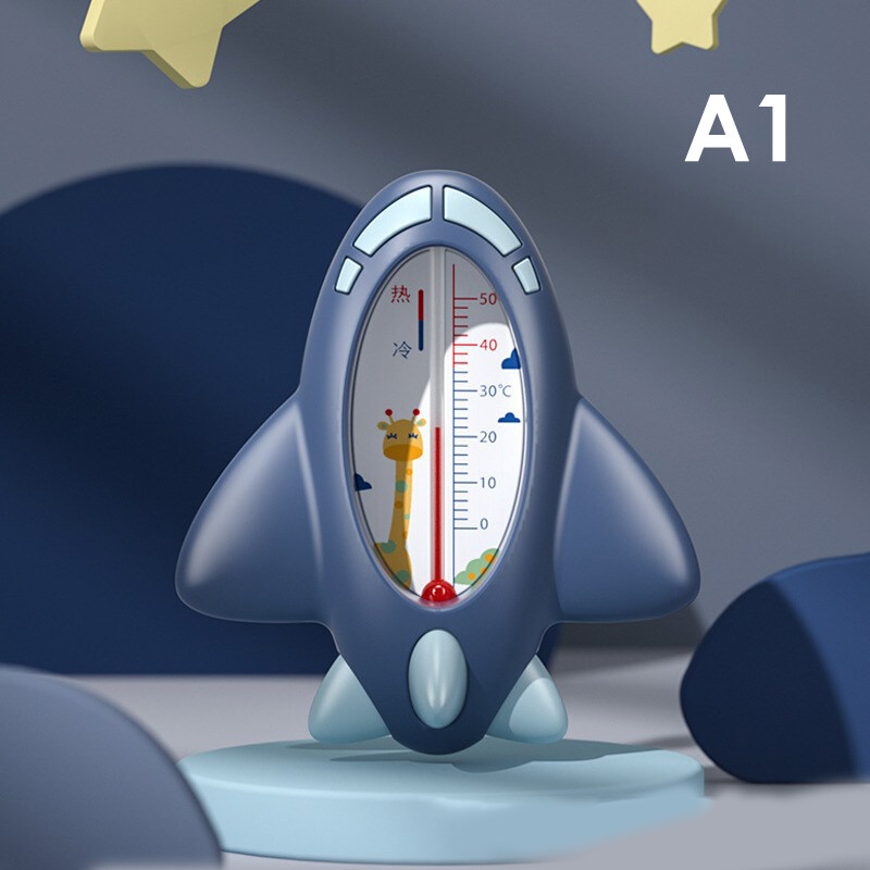 Sissi Waterproof Bathroom Thermometer Baby Bath Cartoon Floating Temperature Toys