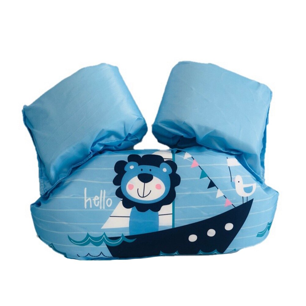 Children Cartoon Animals Puddle Jumper Basic Life JacketKids Inflatable Arm Chest Band Floats Flotation Sleeves Swim Trainers Vest Rings Puddle Jumper Life Jacket For 2-6 Year Old Kid