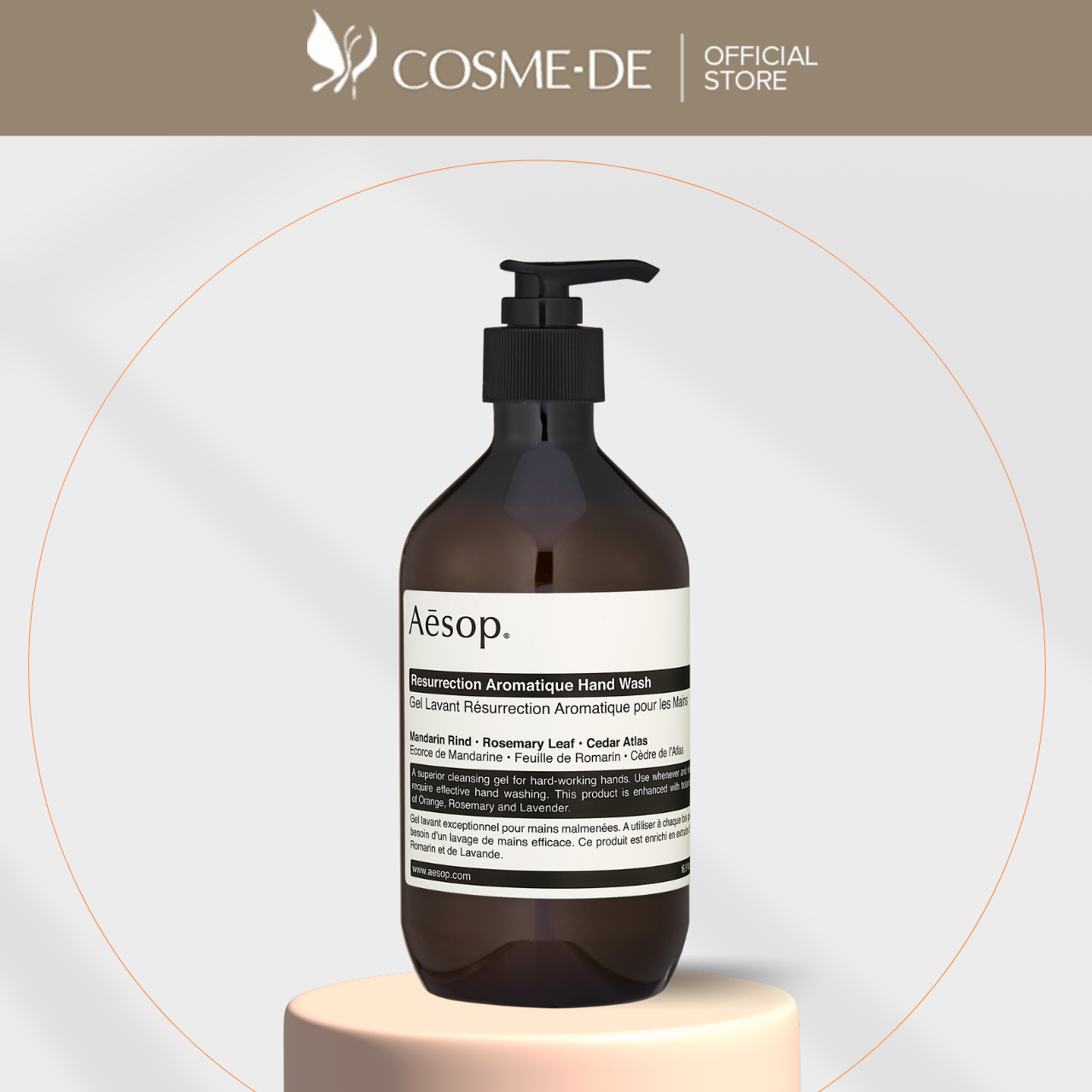 Aesop Resurrection Aromatique Hand Wash 16.9oz, 500ml