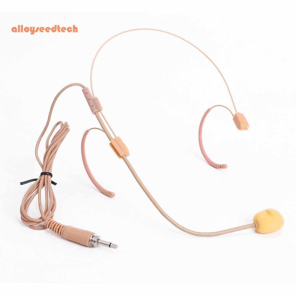 3.5mm Head-Mount Condenser Microphone Mic for Wireless Bodypack Transmitter